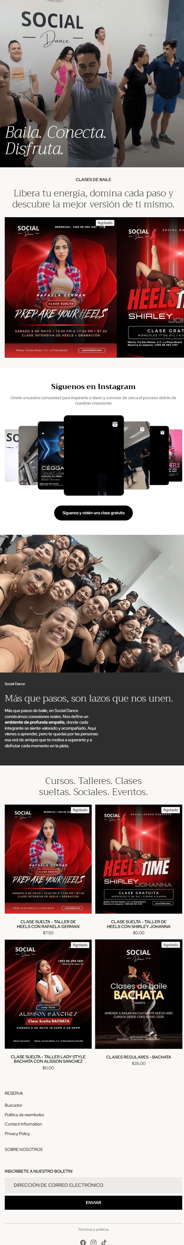 Social Dance Ecuador (mobile)